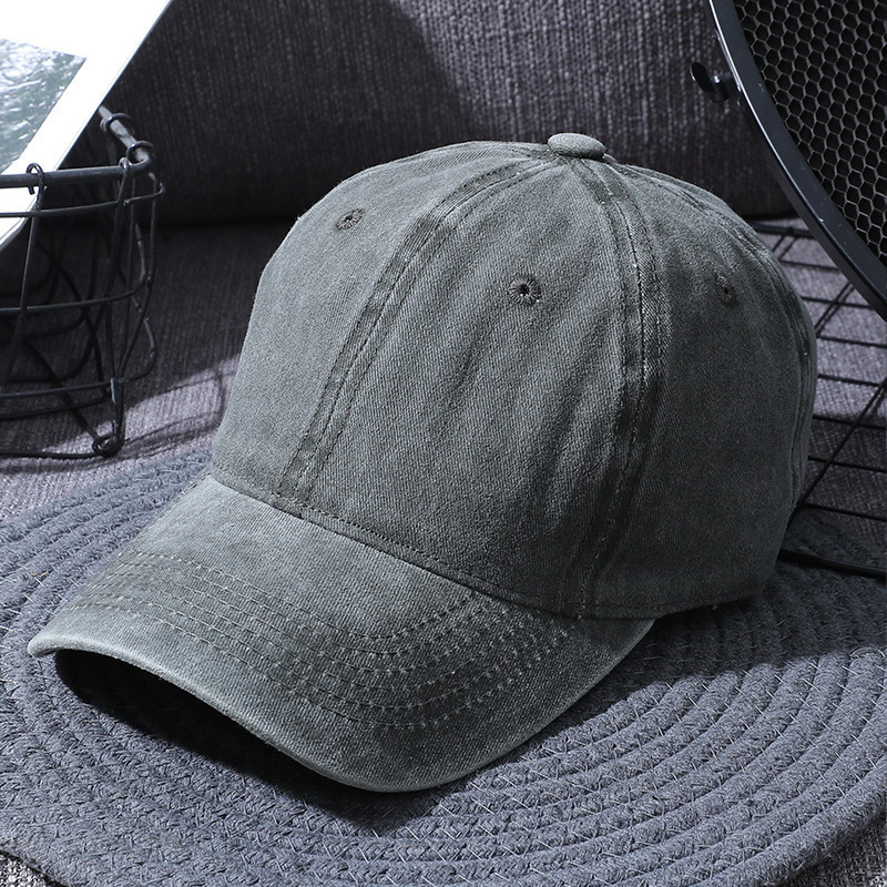 Washed Baseball Caps For Men And Women Outdoor Distressed Sun Hats Simple Caps - Image 9