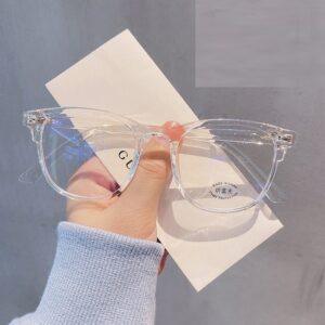 Retro Rivet Internet-famous Color Thin Anti-blue Light Glasses For Men And Women