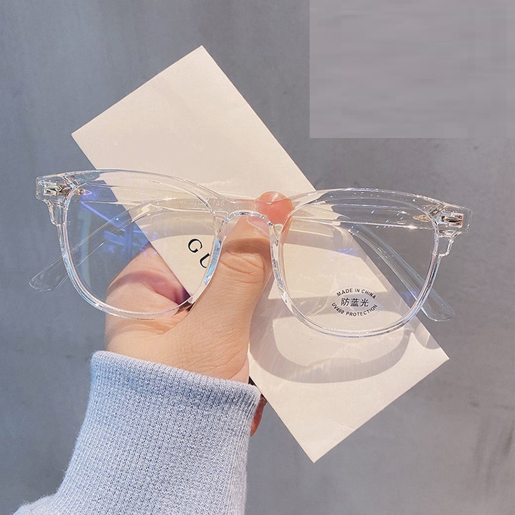 Retro Rivet Internet-famous Color Thin Anti-blue Light Glasses For Men And Women