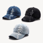 Men’s Washed And Worn Cowboy Baseball Caps