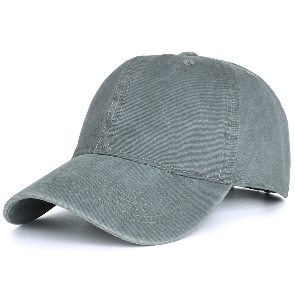 Washed Baseball Caps For Men And Women Outdoor Distressed Sun Hats Simple Caps - Image 8
